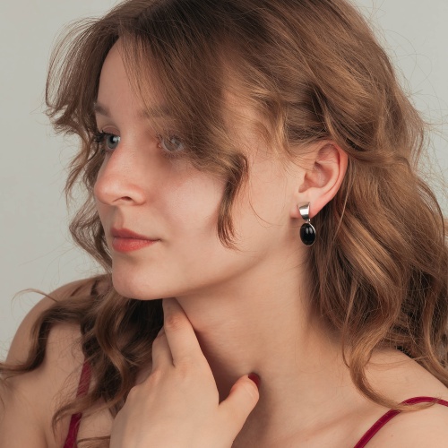 Серьги Possebon Agata Preto, A0134.4 S фото 2